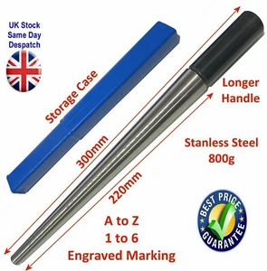 Steel Triblet Sizes A - Z, 1+6 Engraved Marking 300mm Long Ring Maker UK - Picture 1 of 1
