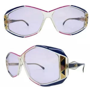 1980’s Cazal Sonnenbrille in Blau & Pink, Unisex, Made in Germany, NM CONDITION - Bild 1 von 5
