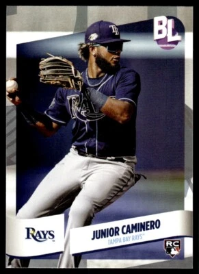 2024 Topps Big League #126 Junior Caminero Rookie Tampa Bay Rays - Image 1 of 2