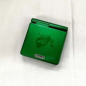 Nintendo Game Boy Advance SP Rayquaza Edition Green AGS-001 Pokemon Center Japan - Afbeelding 1 van 12