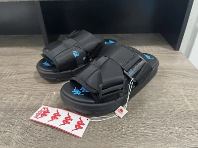 SANDALIAS KAPPA 222 BANDA DEGANA 1 Negro Azul Floral Para Hombre Talla 5 UNISEX RARAS Foto 1 de 4