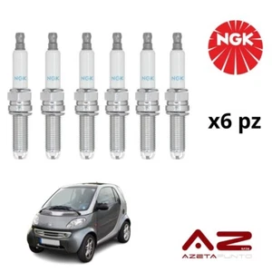 ngk lkr8a - x6 candele accensione per smart 450 cabrio city coupè roadster 6pz - Foto 1 di 5