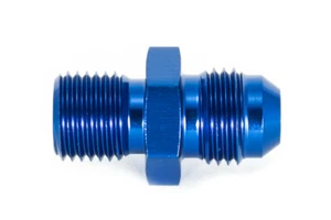 Gewindeadapter G 1/4" BSP zu Dash 6 / -6 AN / JIC 6 Blau eloxiert 9/16 - 18UNF - Picture 1 of 3