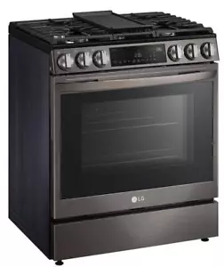 LG 30" 6.3 cu.ft 5 Sealed Burners Smart Instaview Slide-in Gas Range LSGL6335D - Picture 1 of 1