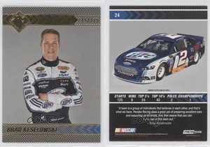 2013 Press Pass Total Memorabilia Gold /275 Brad Keselowski #24