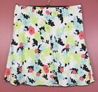 SK16011- GRACE ELEMENTS Women 100% Silk A-Line Flare Skirt Multicolor Floral 20W