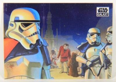 Star Wars Galaxy Chrome 2021 Topps Card #94 Mos Eisley After Dark ENG L015502 - Image 1 of 2