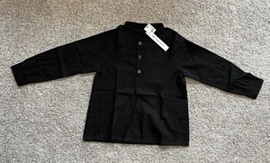 Little Creative Factory Kids Clothing & Fashion Black Crinkled Tunic Blouse 4Y - Picture 1 of 13