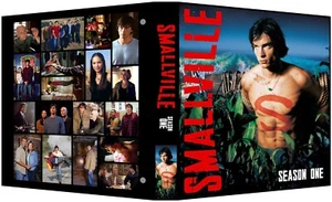 SMALLVILLE maßgeschneiderte 3-Ring Mappe Foto Sammelkarte Album TOM WELLING Superman - Bild 1 von 26