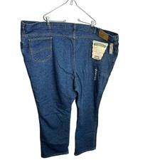 Vintage Lee Jeans mens sz 58x32 regular fit stretch straight leg pepperwash NEW