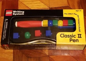 Lego Classic II 2 Pen NIB Vintage 2001 Red Writing System - Picture 1 of 11