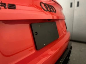 Rear License Plate Tag Holder Bracket for AUDI R8 2008 - 2022 + Screws Brand New - Picture 1 of 9