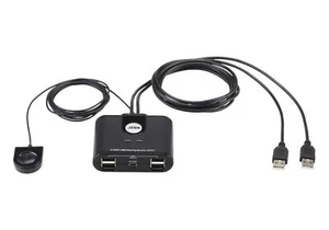 US224 Hub 4 ports USB 2.0 commutables vers 2 PC/MAC - Photo 1/5