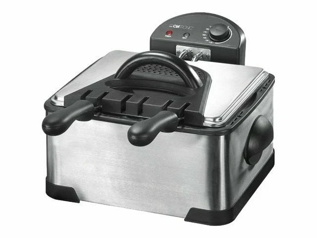 Clatronic FR 3195 Doppel-Kaltzonen-Fritteuse