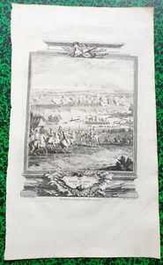 XVIII ème - Dépt 62 - Beau Plan du Siège d'Ayres sur la Lys en 1710 41x24 - 1735 - Picture 1 of 4