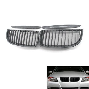 Racing Center Wide Kidney Grille Carbon Fiber for BMW E90 E91 05-08 51712151895 - Bild 1 von 8