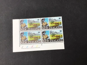 NEW ZEALAND NHM PLATE BLOCK-1969 20c BEEF &CATTLE No 1 SG 876 - Picture 1 of 1