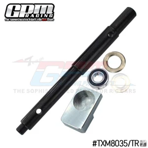 GPM Carbon Steel Cush Drive Input Shaft+Alu 7075 Mount+Bearing Set For X-Maxx 8S - Picture 1 of 5