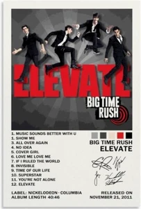 Poster Big Time Rush Elevate Album Cover Poster, gift for fans - Picture 1 of 8