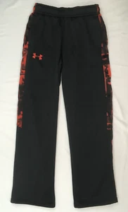 Under Armour Sweatpants Youth Medium Black Storm Water-Resistant Fleece Lined - Picture 1 of 16