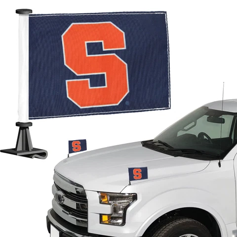 Syracuse Orangemen NCAA Ambassador Car Flag Set            C Cover