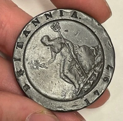 Great Britain - 1797 Copper "Cartwheel" 2 Pence - Popular - Image 1 of 4