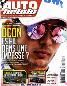 AUTO HEBDO n°2181 05/09/2018 GP ITALIE F2 & GP3 MONZA INDYCAR PORTLAND COMAS - Picture 1 of 1