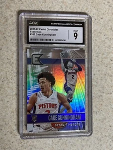 2021-22 Panini Chronicles Essentials Cade Cunningham RC Detroit Pistons CGC 9 - Picture 1 of 3