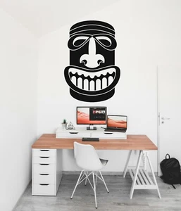Tiki Idol großes Aufkleber Deko Sticker Schlafzimmer Wanddeko Tropical Motiv - Bild 1 von 3