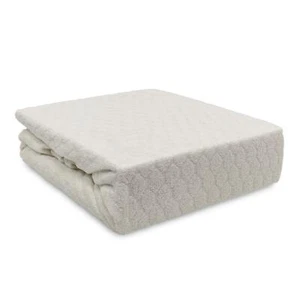 Matratzenauflage Doppelbett Frottee mehrfach ausziehbar weiß Baumwolle 4301 - Bild 1 von 1