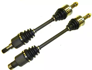 2 New CV Axles Front Pair Fit 2010-2013 Suzuki SX4 AWD Automatic Transmission - Foto 1 di 7