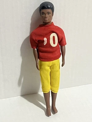 1970 Topper Dawn Doll Van Male Football African American With Jersey Outfit - Image 1 of 4