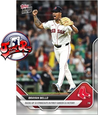 Brayan Bello 2025 MLB Topps NOW card 399 - Image 1 of 2
