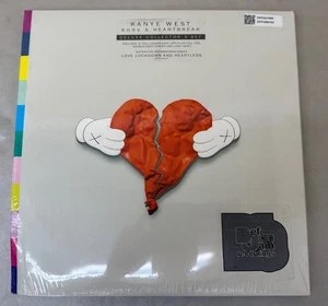 808s & Heartbreak Vinyl Deluxe Collector Set w/ 2LP, CD, Poster - Foto 1 di 3