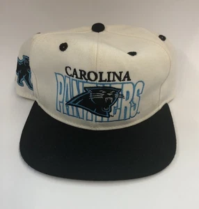 Cappello Vintange Carolina Panthers NFL Snap Back anni 90 Flat Bill - Foto 1 di 4