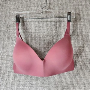 Sujetador push up inalámbrico Victoria's Secret Wear Everywhere para mujer 38D rosa acolchado - Imagen 1 de 13