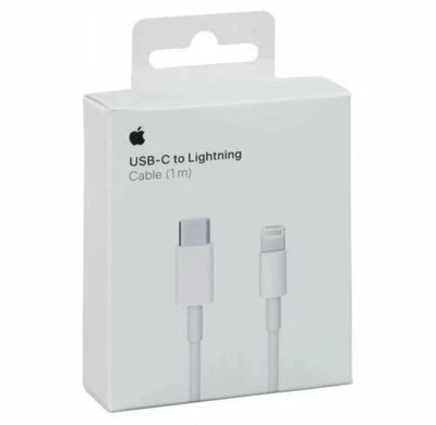 Apple USB-C auf Lightning Ladekabel 1m | iPhone 11 12 13 14 Pro Max | NEU - Bild 1 von 4