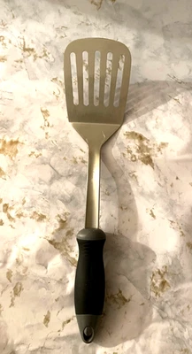 Espátula Hamilton Beach 18/8 Acero Inoxidable Goma Mango Negro 13.5 Foto 1 de 4