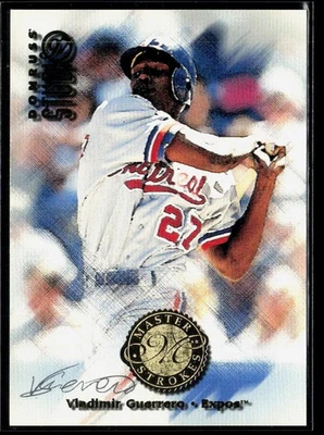 Vladimir Guerrero 1997 Studio Master Strokes #15 #/2000 SN Foto 1 de 2