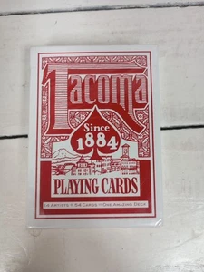TACOMA WA PLAYING CARDS, Limited Run New Old Stock, Unopened Very Cool History ! - Picture 1 of 2