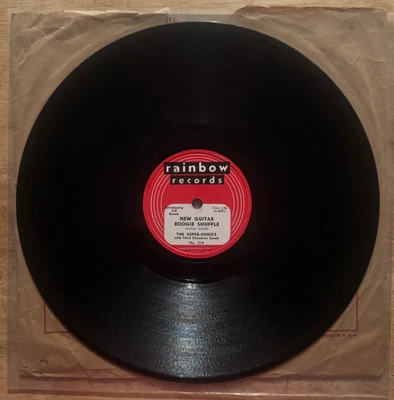 DOO WOP BLUES POP 78 THE SUPER SONICS SHEIK OF ARABY ON RAINBOW RECORDS 214 - Image 1 of 2