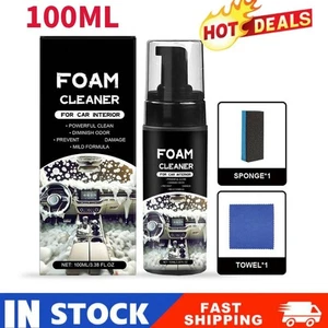 1set Car Interior Foam Cleaner2%C Powerful Waterless Carpet Upholstery2%C - Picture 1 of 19
