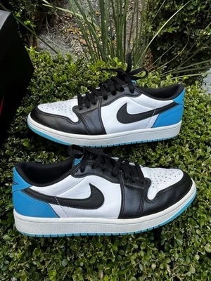 Talla 9.5 - Air Jordan 1 Retro OG Bajo UNC Foto 1 de 4
