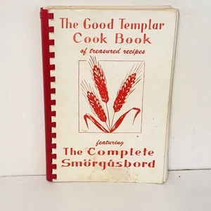 Vintage The Good Templar Cook Books Featuring The Complete Smorgasboard - Picture 1 of 14