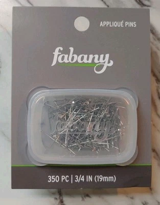 Fabany Appliqué Pins, 3/4-Inch (19 mm) (350-Count), Nickel Plated Steel Foto 1 de 4