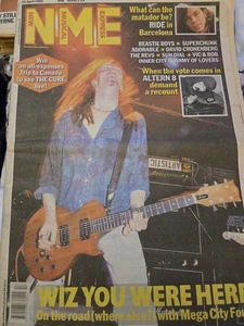 NME Magazine Apr 1992 Mega City Four Kurt Cobain Courtney Love Pregnant Nirvana - Picture 1 of 3