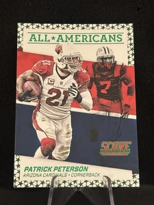 2016 Score All Americans Green #25 Patrick Peterson - Cardinals - Imagen 1 de 1