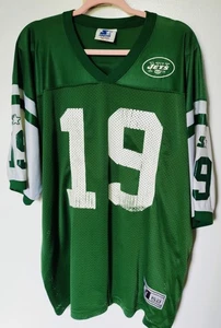 Starter New York Jets Jersey XL 52 #19 Keyshawn Johnson Green White Mesh 1998 - Picture 1 of 6