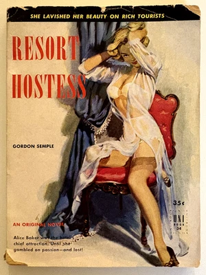 Resort Hostess - Gordon Semple (Uni-Book #34 1952) ¡PULP! Foto 1 de 4