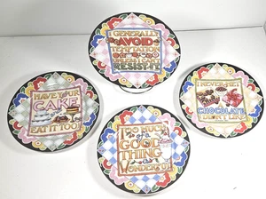 Skurrile Mary Engelbreit Dessertteller mit süßen Zitaten von Punch Studio - Bild 1 von 7